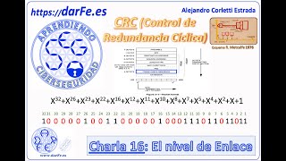 🌐 CRC nivel de Enlace  Aprendiendo Ciberseguridad paso a paso  Charla 16 [upl. by Fusuy]