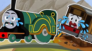 You Can Do It Toby Percy Will Pull You Out of the Mud  Thomas and friends Animation [upl. by Laband]