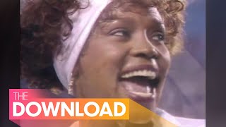 Rewatch Whitney Houstons ICONIC National Anthem Performance at the 1991 Super Bowl  The Download [upl. by Marih]