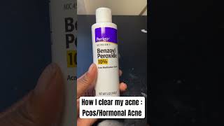 How I clear my Hormonal Acne hyperpigmentationacne hyperpigmentation hormonalacne [upl. by Lyris]