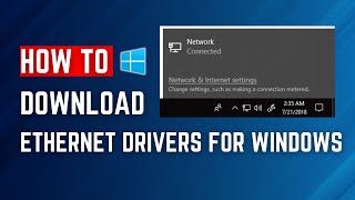 How to Download amp Install Ethernet Drivers for Windows 11102023 [upl. by Wilone80]