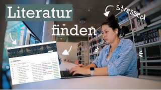 TIPPS für die LITERATURRECHERCHE  Ein Vlog über wissenschaftliche Arbeiten [upl. by Clemen]