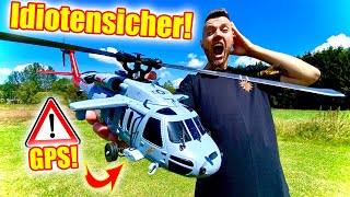 Überlebt dieser 100 Idiotensichere KAMPFHUBSCHRAUBER wenn ich fliege  Eachine E200 Pro [upl. by Jolie296]