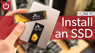 How to Install An SSD in a PC [upl. by Neiht]