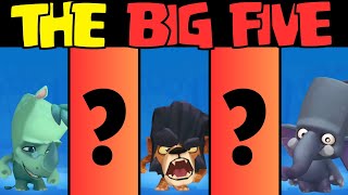 Who is the BEST OF BIG FIVE Character  Zooba Tournament [upl. by Ranchod]