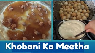 Khobani Ka Meetha  Famous Hyderabadi recipe  Apricots sweet  apricot delight dessert [upl. by Seline273]