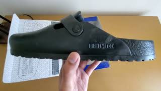 Birkenstock Boston Eva Unboxing amp Onfeet [upl. by Lahcym]