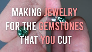 Making Jewelry for the Gemstones that You Cut  Step by Step Ring Casting Journey [upl. by Falk545]