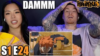 WOW THIS ONE HURT 💔  Haikyuu Reaction S1 Ep 24 [upl. by Budding]