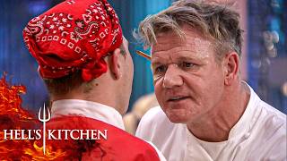 Perfect Start to Dinner Service Gets Halted When Chef Tries to Argue With Gordon  Hells Kitchen [upl. by Hanzelin]