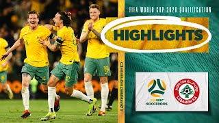 Subway Socceroos v Lebanon  Highlights  FIFA World Cup 2026 Qualification [upl. by Eicram]