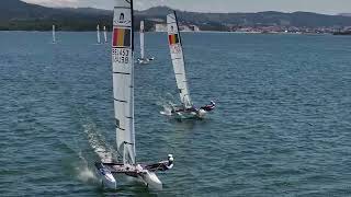 2024 Nacra 17 Junior WC  Compiled Drone Footage [upl. by Eatnad]