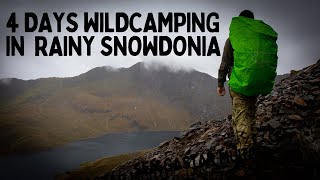 4 Days Wet Wild Camping And Exploring Snowdonia National Park [upl. by Obrien409]