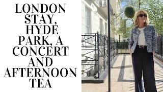 London stay Hyde park a concert and afternoon tea [upl. by Frank]