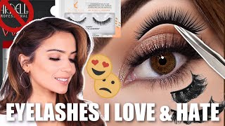 We NEED to talk about Fake Eye Lashes  Favourites amp NOT so favourite styles [upl. by Vaden]