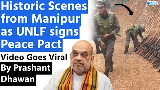 VICTORY FOR INDIA as UNLF signs Peace Pact  Video goes viral  By Prashant Dhawan [upl. by Sarajane]