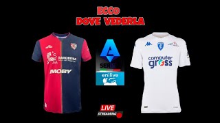 Cagliari Vs Empoli  Lega Serie A  5° Turno  live [upl. by Zorina891]