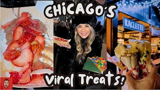 Eating Chicago’s Most VIRAL Foods Christkindl Market [upl. by Aiello]