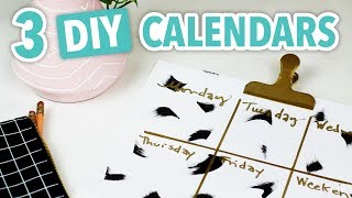 3 DIY Calendars  HGTV Handmade [upl. by Remliw188]