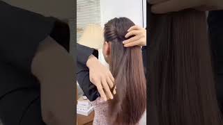 Easy amp stylish hairstyle for girls hairtutorial viralvideo fashion [upl. by Rivkah]