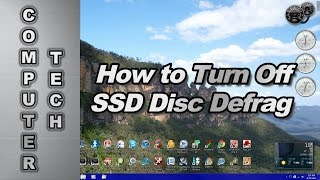 How to Turn Off Disk Defragmentation for an SSD Solid State Drive [upl. by Bena386]