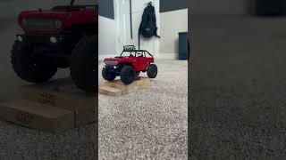 AXIAL SCX24 DEADBOLT VS TECH DECK RAMPS [upl. by Eecal]