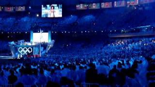 Opening Ceremony 2010 Olympics  Olympic Anthem [upl. by Allicirp113]