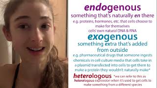 Endogenous vs Exogenous  terminology techniques and biochemistry experimental considerations [upl. by Ebby]