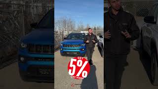 Save 5 Off MSRP on New 2023 Jeep Compass Models  Exclusively at Redwater Dodge in Alberta [upl. by Strait254]