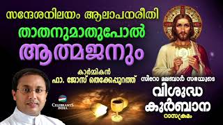 THATHANUMATHUPOL ATHMAJANUM  Fr Jose Thekkepurath  SYRO MALABAR RASA KURBANA [upl. by Godewyn]