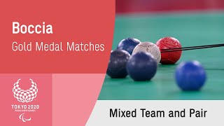 Boccia Gold Medal Matches  Day 11  Tokyo 2020 Paralympic Games [upl. by Yelrebma]