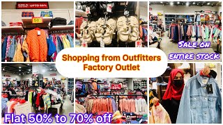 Shopping from Outfitters Factory OutletFlat 50 to 70 off on entire stockPrices starting from 590 [upl. by Raychel]