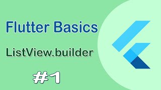 Flutter 20 Basic  List View Builder  How To Create ListView in Flutter  ListViewbuilder  1 [upl. by Holbrook873]