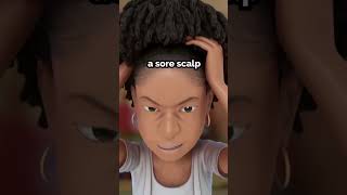 This is why your scalp is sore shorts naturalhair haircare haircaretips [upl. by Chet314]