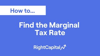 How To Find the Marginal Tax Rate [upl. by Comras]