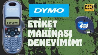 DYMO LETRATAG ETİKET MAKİNASI  LABEL MACHINE [upl. by Drof]