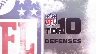 NFL Top 10 Defenses [upl. by Lyudmila]