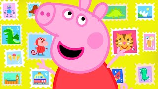 Peppa Pig Official Channel  Peppa Pigs Stamps Collection from All over the World [upl. by Akenat832]