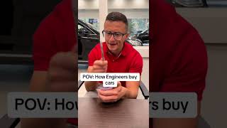 How Engineers buy cars 🤣 cardealer funny carsalesmanlife carsales comedy [upl. by Ennoira617]