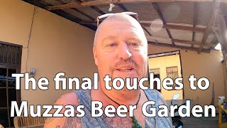 Muzzas Beer Garden taking shape [upl. by Eenaj]