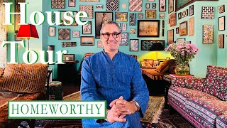 HOUSE TOUR  A Colorful Farmhouse in Delhi India [upl. by Entirb]