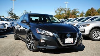 2019 Nissan Altima Platinum Review  Start Up Revs and Walk Around [upl. by Campman627]