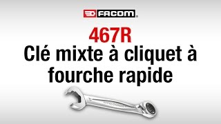 467R  CLÉ MIXTE À CLIQUET À FOURCHE RAPIDE [upl. by Juakn]