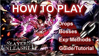 Slayers Unleashed Beginners GuideTutorial 2021 September [upl. by Sukramaj]