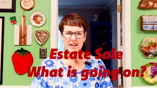 Estate Sale  What is going on  Estate Sale Drama  Thrifted Finds  Decorate with me [upl. by Bakerman]