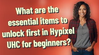 What are the essential items to unlock first in Hypixel UHC for beginners [upl. by Lucey]