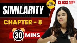 SIMILARITY in 30 Mins  Complete Chapter Mind  Map  Class 10 ICSE MATHS [upl. by Hsur]