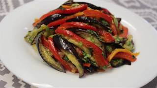 Ən Dadlı Badımcan Salatı  Nefis Patlıcan Salatası TarifiEggplant Salad Recipe [upl. by Deste403]