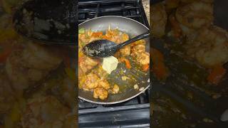 Fried Snapper with Shrimp amp Grits 😋🔥😩 thatmanandthemkids cooking brunch momlife [upl. by Naldo]