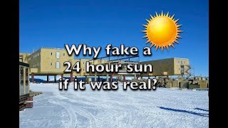 Faking the 24 Hour Sun in Antarctica to debunk flat earth [upl. by Ykvir]